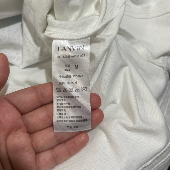 LANVIN "ROSE IS A ROSE" Tee - Picture 7 of 7